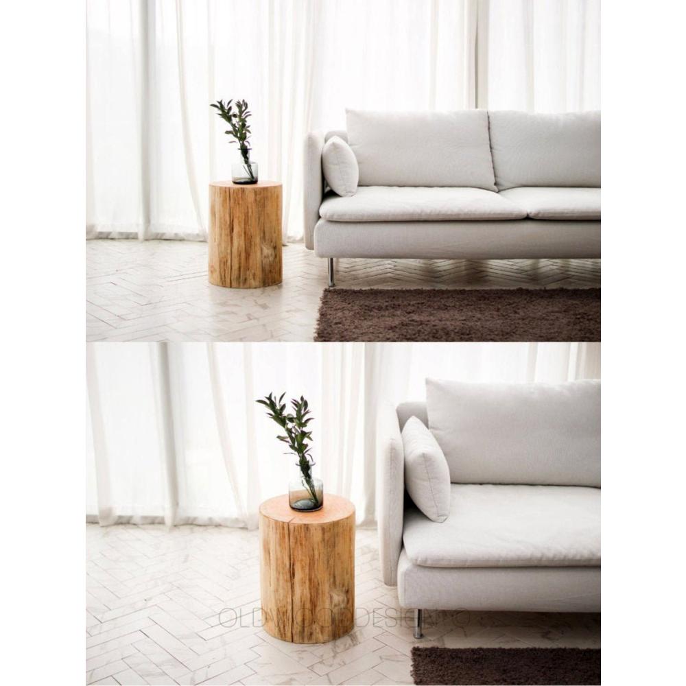 Natural billet stool