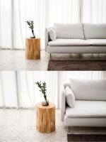 Natural billet stool