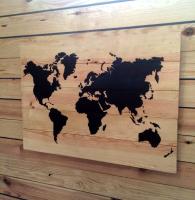 World map table