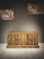 Rustic spruce console