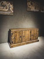 Rustic spruce console