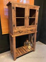 Rustic kitchen cabinet