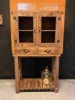 Rustic kitchen cabinet