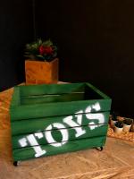 Green toy box