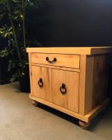 Rustic Wood Natural Console