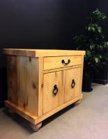 Rustic Wood Natural Console